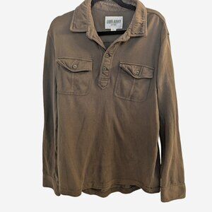 Eddie Bauer Long Sleeve Polo Shirt | Mens LT